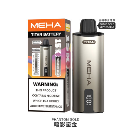 MEHA 魅嗨 TITAN 泰坦|15000口超長續航|15ml 大容量 × 雙霧化芯|買三送主機 MEHA 魅嗨 TITAN 泰坦|15000口超長續航|15ml 大容量 × 雙霧化芯|買三送主機