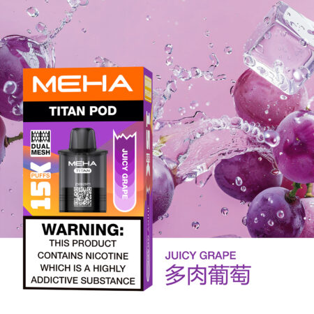 MEHA 魅嗨 TITAN 泰坦|15000口超長續航|15ml 大容量 × 雙霧化芯|買三送主機 MEHA 魅嗨 TITAN 泰坦|15000口超長續航|15ml 大容量 × 雙霧化芯|買三送主機